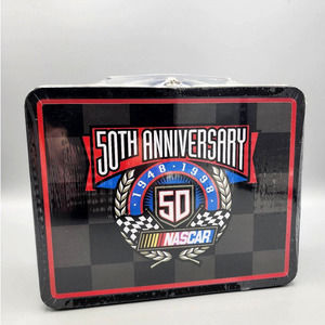 Nascar Lunch Box Factory Sealed 50the Anniversary 1948 - 1998 Collectors Item